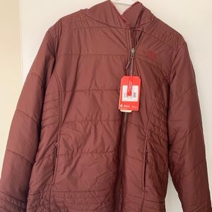 The NorthFace fleece lined reversible hooded parka